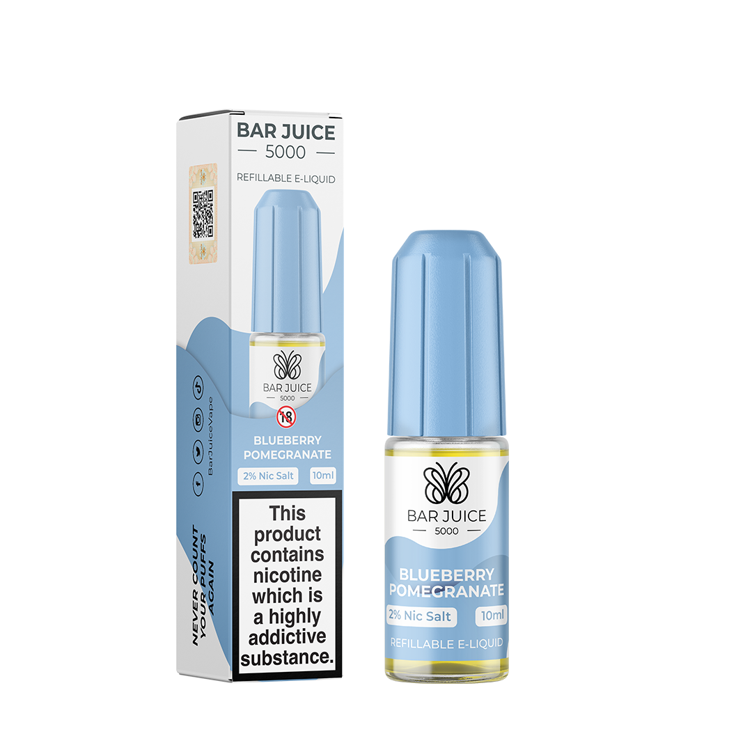 Blueberry Pomegranate Nic Salt E-Liquid | Vape Juice by Bar Juice Smokers Exit Blueberry Pomegranate Nic Salt E-Liquid | Vape Juice by Bar Juice Smokers Exit